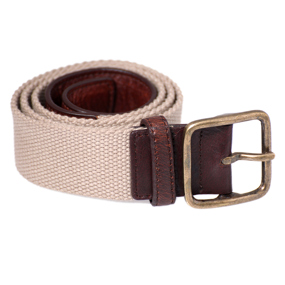 tZaro Canvas Leather Belt - IQPRSFBLT005